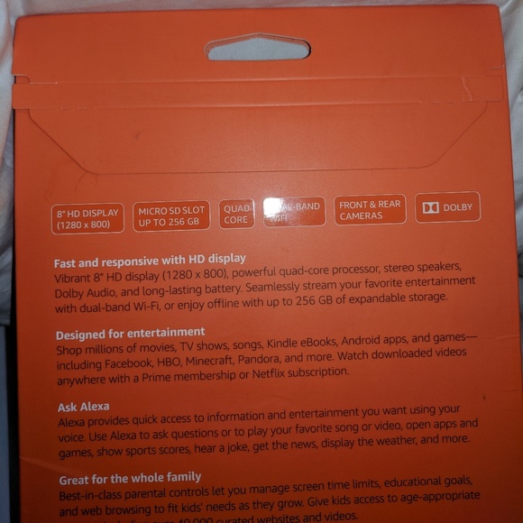 🛑$old🛑NIB Amazon Fire HD8 16 GB Tablet - Picture 7 of 8